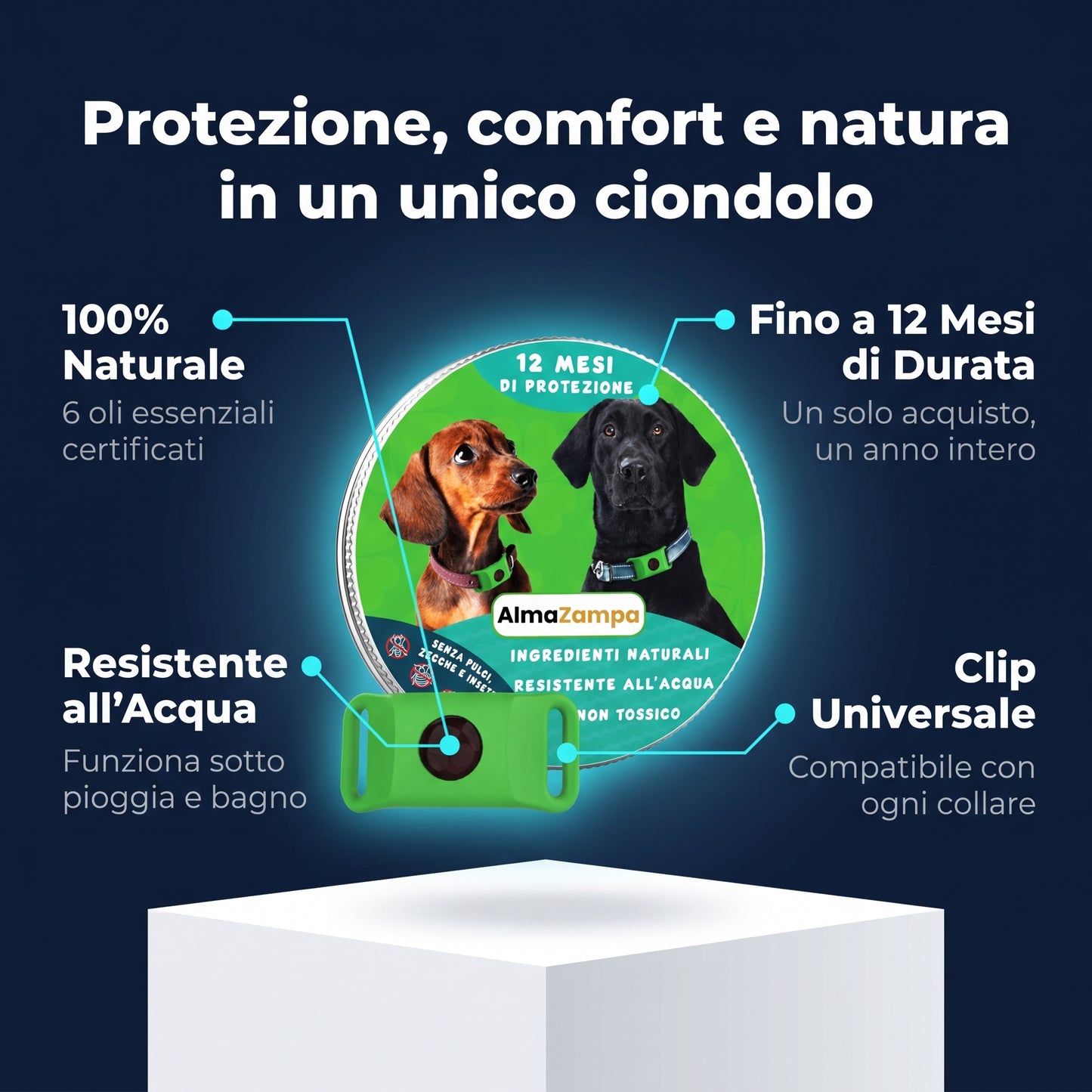 AlmaZampa Scudo Antiparassitario Naturale